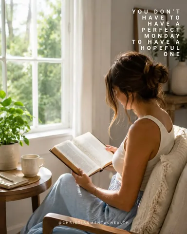 christianmentalhealth Instagram post about Hope during difficult seasons