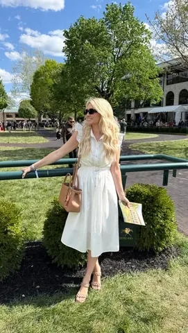 christiefightingspirit Instagram post about Keeneland visit