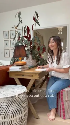 christinajwarren Instagram post about Mindset reframing