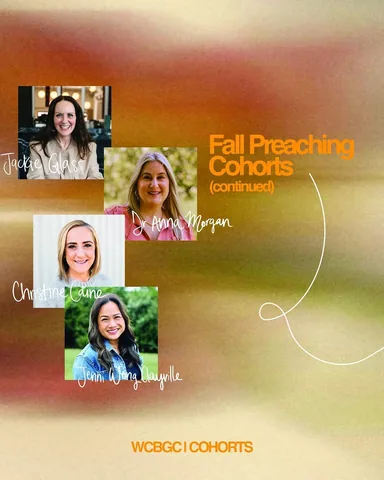 christinecaine Instagram post about Preacher training program