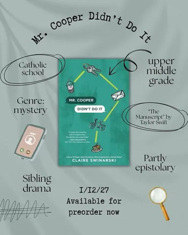 claireswinarski Instagram post about Book preorder