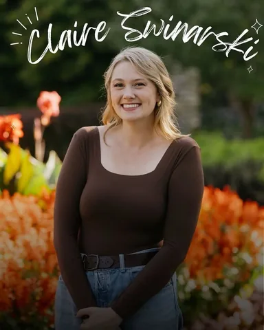 claireswinarski Instagram post about Author introduction