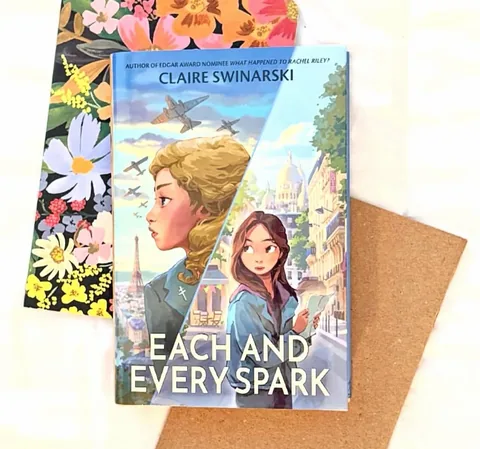 claireswinarski Instagram post about Book promotion