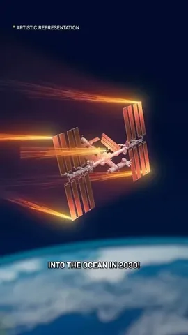 cleoabram Instagram post about International Space Station retirement