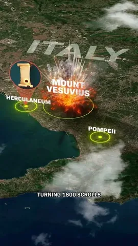 cleoabram Instagram post about Herculaneum scrolls