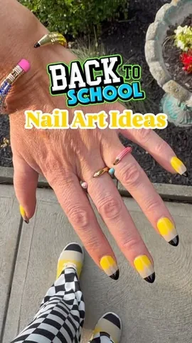 clevelandfashionista Instagram post about Back to school nail art