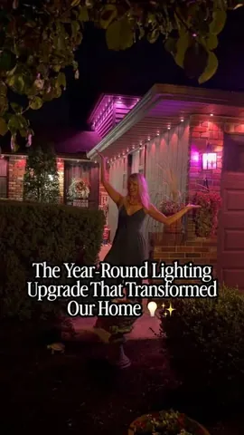 clevelandfashionista Instagram post about Permanent outdoor lights