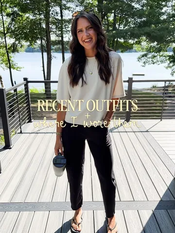 clothedingraceblog Instagram post about Recent outfit roundup