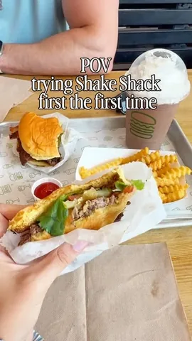 coastal_blonde Instagram post about Shake Shack burger review