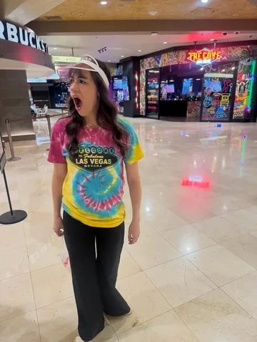 colleen Instagram post about Las Vegas travel vlog
