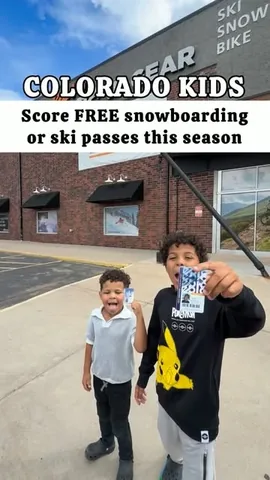 coloradokidadventures Instagram post about Epic Schoolkids ski passes