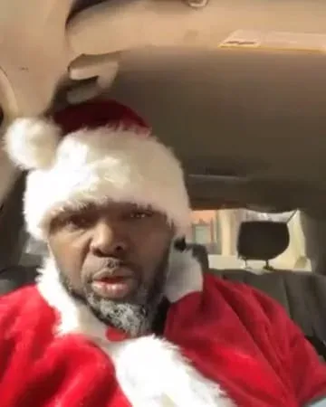 comediananguzblack Instagram post about Holiday charity activity