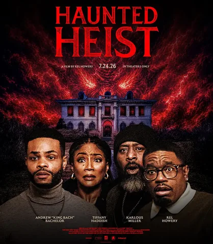 comedianlilrel Instagram post about Haunted Heist film announcement