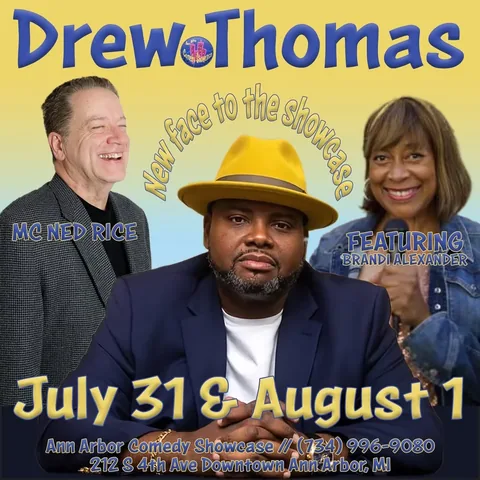 comeseedrew Instagram post about Ann Arbor comedy shows