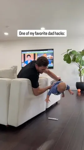 coreybrooks Instagram post about Parenting hack