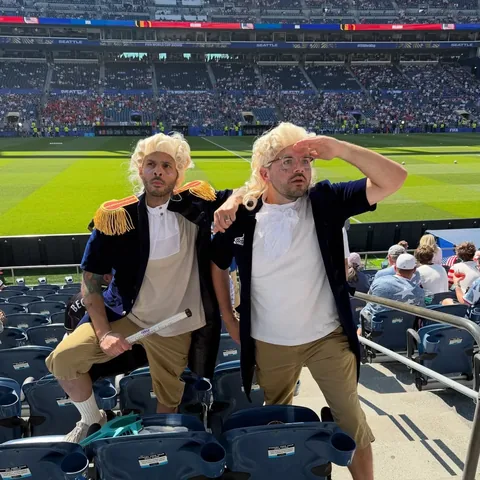 couragejd Instagram post about Sports event attendance