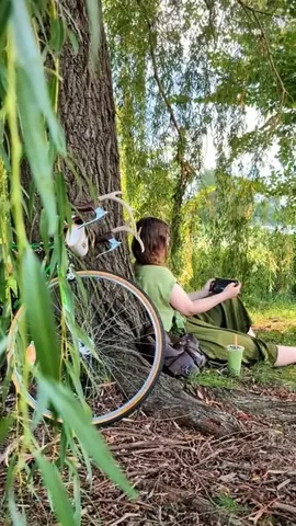 cozy.goblin.gaming Instagram post about Outdoor gaming and cycling