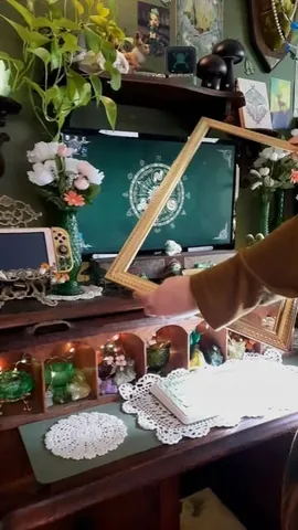 cozy.goblin.gaming Instagram post about DIY monitor framing