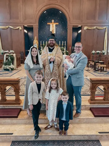 cradlecatholicmom Instagram post about Catholic baptism