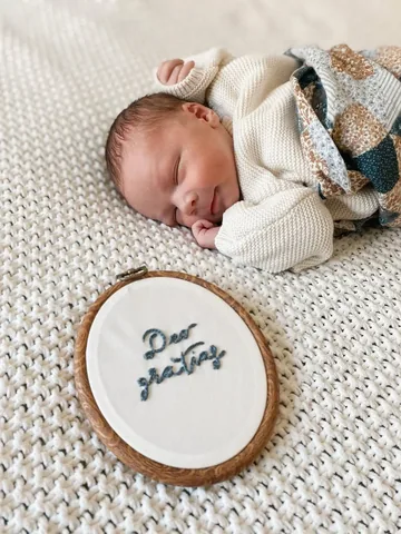 cradlecatholicmom Instagram post about Birth story