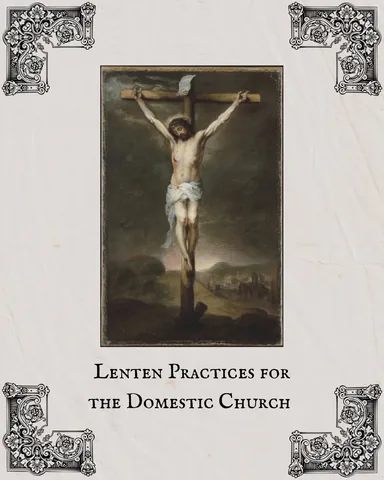 cradlecatholicmom Instagram post about Lenten practices for families