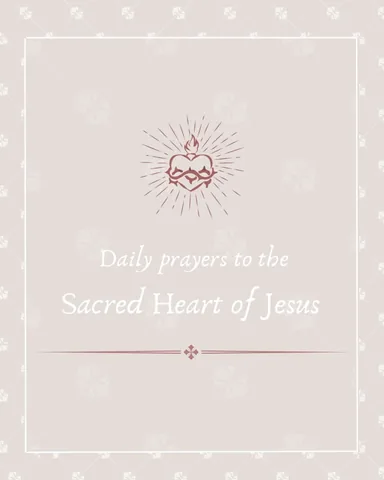 cradlecatholicmom Instagram post about Prayer to the Sacred Heart of Jesus