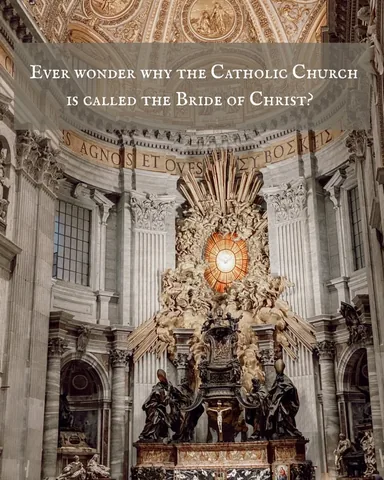 cradlecatholicmom Instagram post about Pentecost and the Bride of Christ