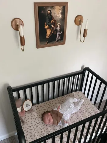 cradlecatholicmom Instagram post about Solo parenting during deployment