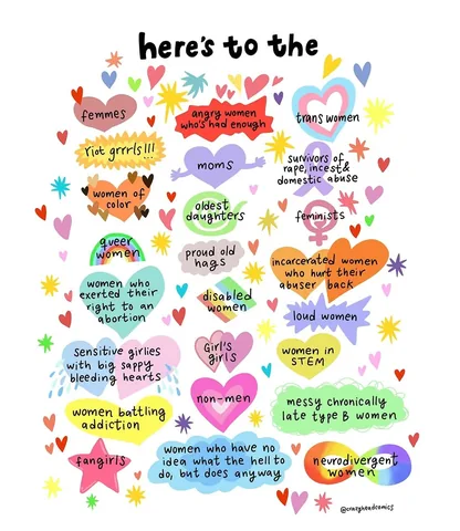 crazyheadcomics Instagram post about Women’s solidarity