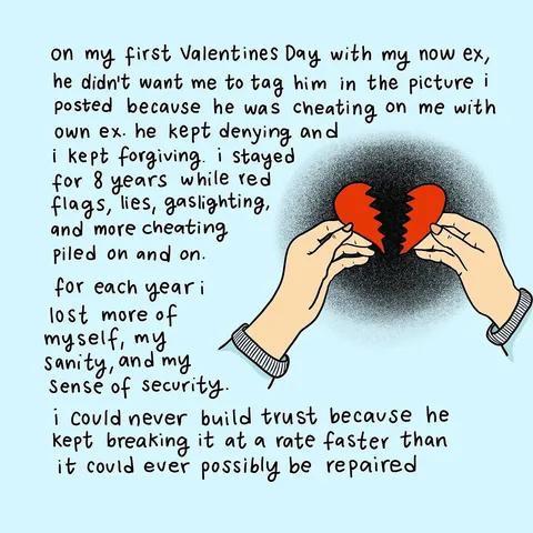 crazyheadcomics Instagram post about Recovery from a toxic relationship