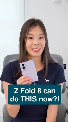 createdbyella Instagram post about Galaxy Z Fold 8 feature