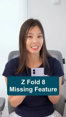 createdbyella Instagram post about Galaxy Z Fold 8 limitation