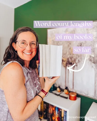 createexploreread Instagram post about Book length discussion