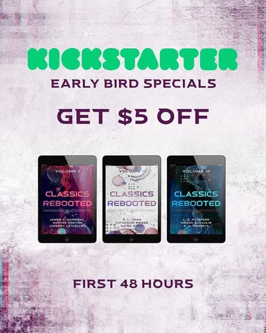 createexploreread Instagram post about Kickstarter early bird promotion