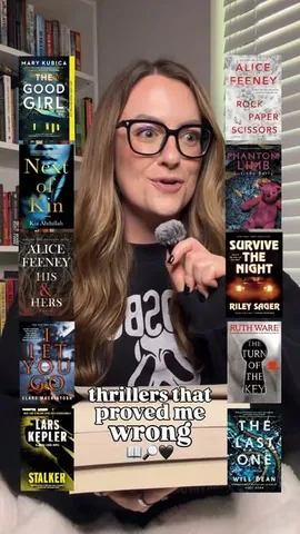 crimebythebook Instagram post about Unpredictable thriller recommendations
