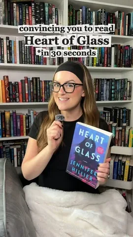 crimebythebook Instagram post about Heart of Glass book review