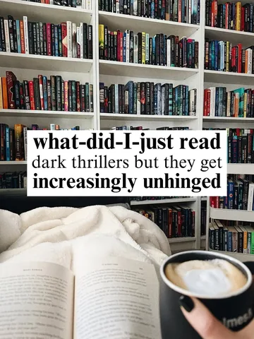 crimebythebook Instagram post about Dark thriller recommendations