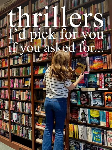 crimebythebook Instagram post about Thriller book recommendations