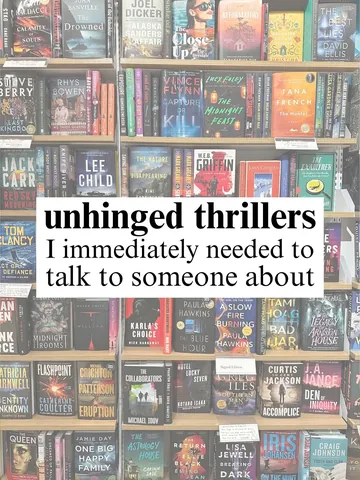 crimebythebook Instagram post about Twisty thriller recommendations