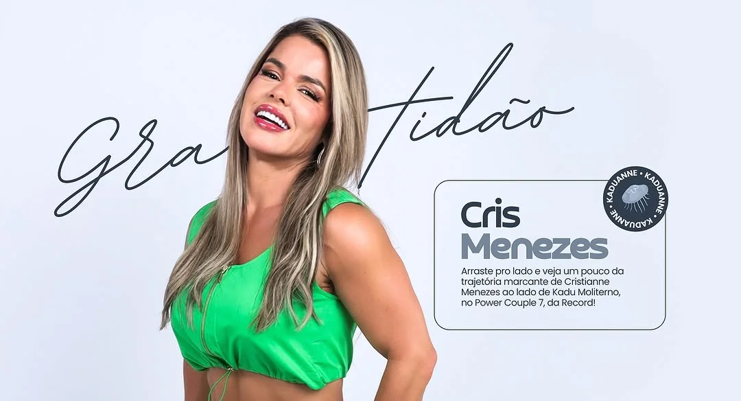 cristianneoficial Instagram post about Fim de reality show