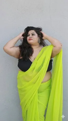 curvy_jaanvi_official Instagram post about Saree fashion