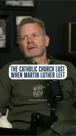 cwestofficial Instagram post about Martin Luther and the Catholic Church