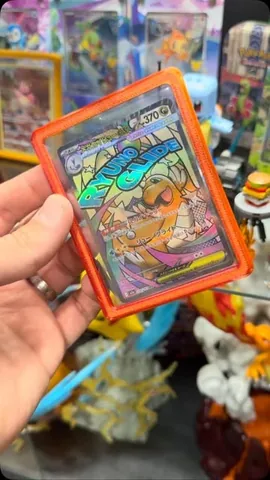 _dadthatgames Instagram post about Pokémon card display holder