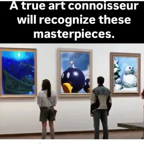 _dadthatgames Instagram post about Mario meme