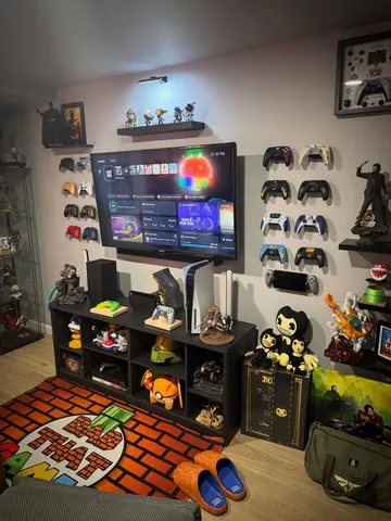 _dadthatgames Instagram post about Game room organization