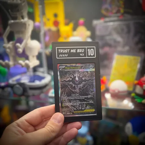 _dadthatgames Instagram post about Pokémon graded card holder