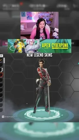 daneeyelle Instagram post about Apex Legends event skins