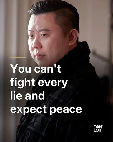 danlok Instagram post about Choosing battles