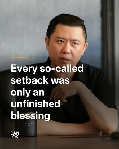 danlok Instagram post about Reframing setbacks