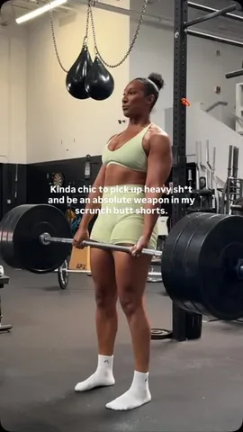 danyelewilson Instagram post about Activewear during strength training